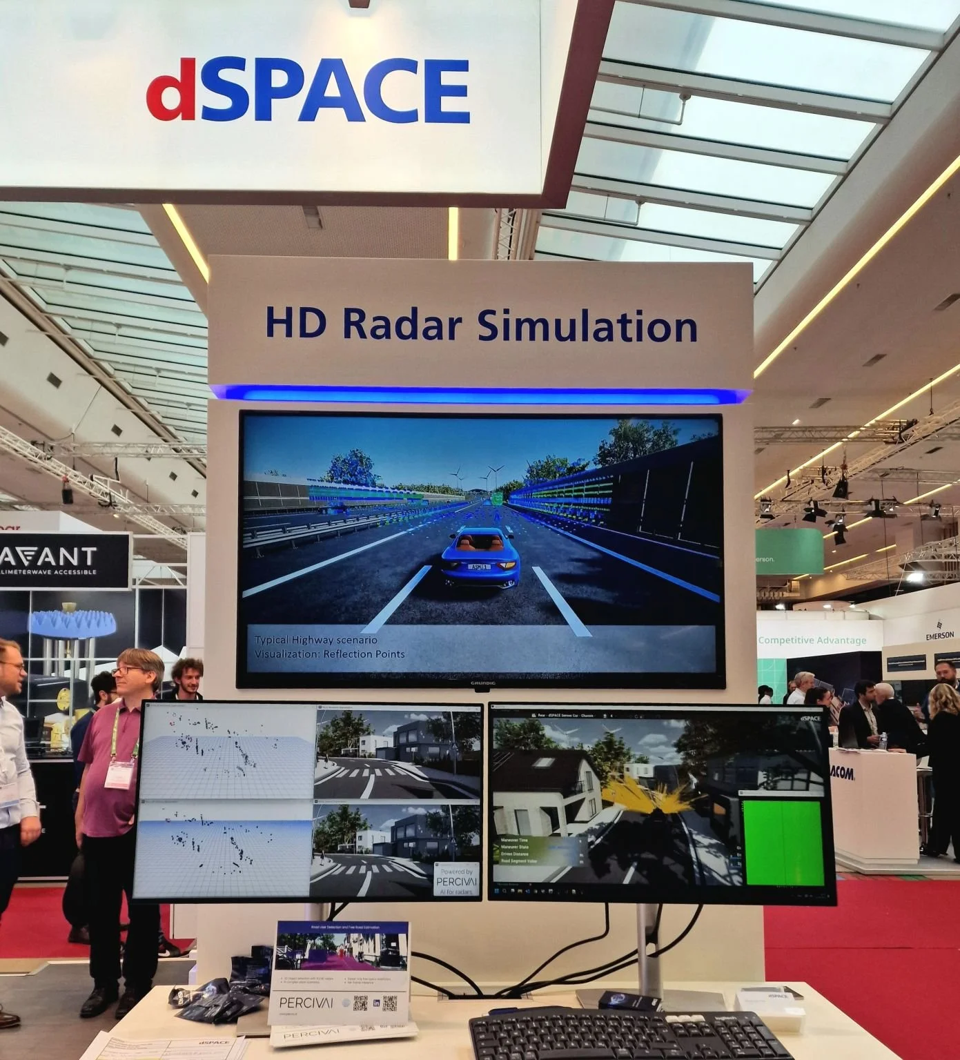 dSPACE and Perciv AI exhibits together at European Microwave week!